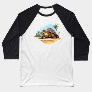 Alligator Snapping Turtle Baseball T-Shirt